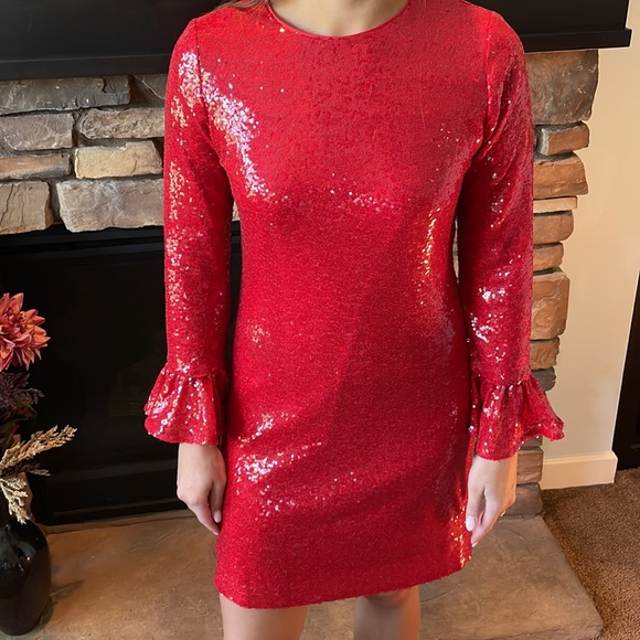 j crew red sequin dress J.Crew Launched the Buzziest Collab of Fall, and We Tried It